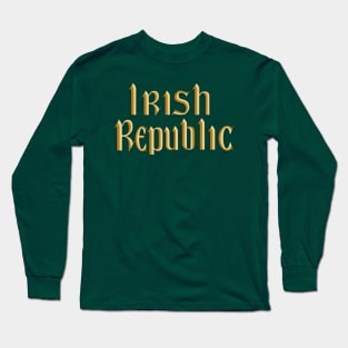 Irish Republic 1916 Rebel Flag Long Sleeve T-Shirt